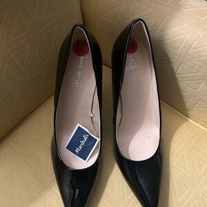 Nine West Glossy Black Heels